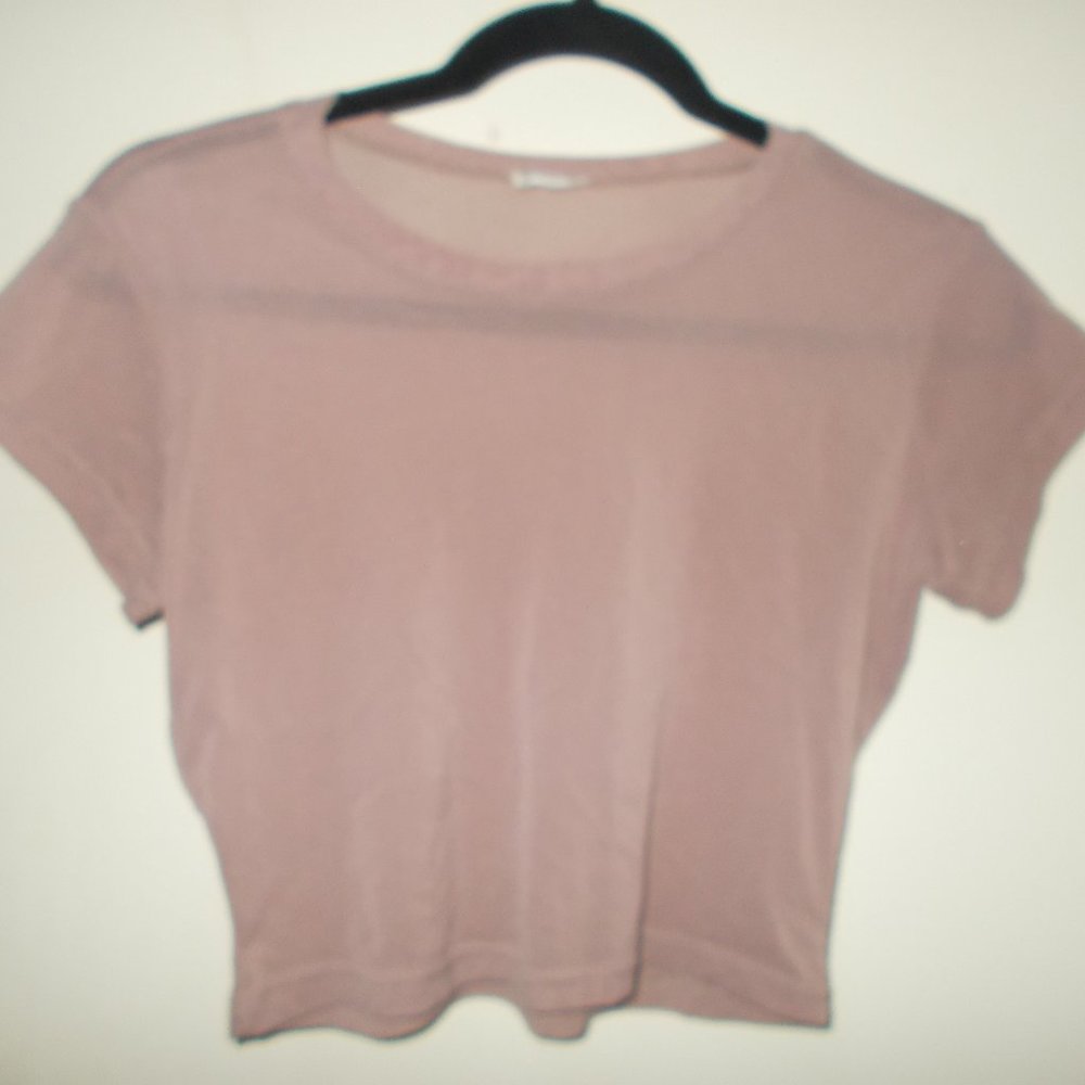 Intimately Free People Sheer Crop Top Size See Measurements FINAL